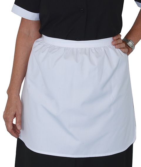 LADIES WHITE HALF APRON