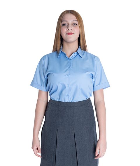 GIRLS BLOUSE SHORT SLEEVE - PACK OF TWO 