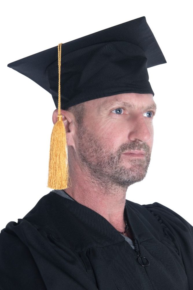 ADULT GRADUATION HATS WITH TASSEL - MATT