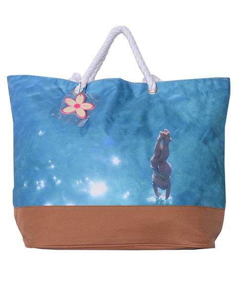 FABRIZIO BEACH BAG - BLUE SEA